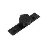 Nile Cupboard Knobs 40mm Stepped Matt  Black - Hoxton Kits